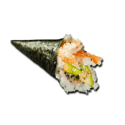 Temaki crevette avocat