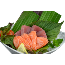 8p Sashimi duo saumon et thon